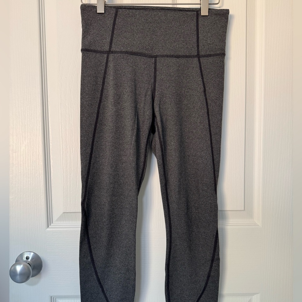 Ultra Cozy Athleta Charcoal Heather Leggings